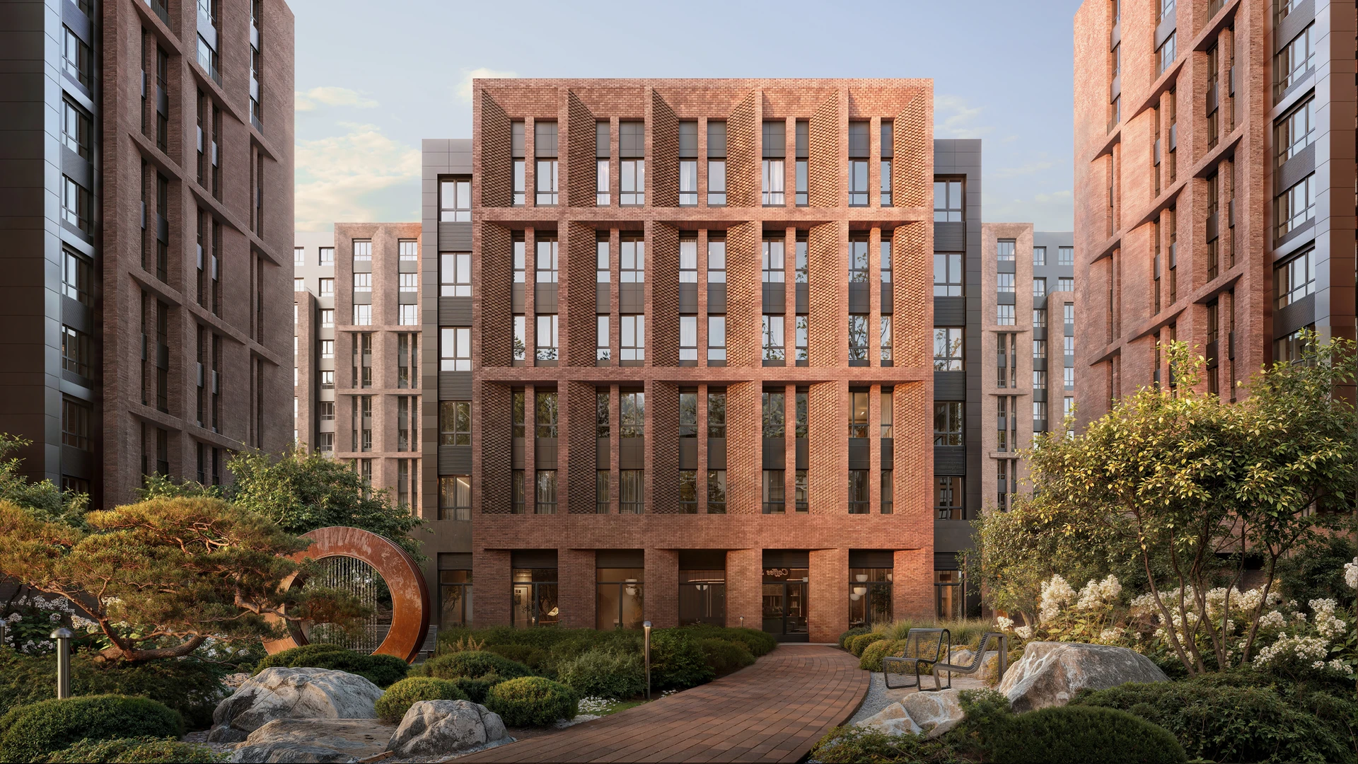 Двор, как предмет искусства (рендер)